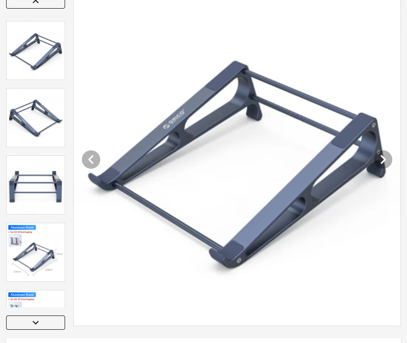 Orico MA13 / MA15 Portable Foldable Aluminium Laptop Stand for 13 to 17.4 inch Notebook