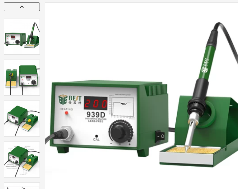 BST-939D 75W Adjustable Lead-Free Antistatic SMD Soldering Station for Mobile Phone Repair
